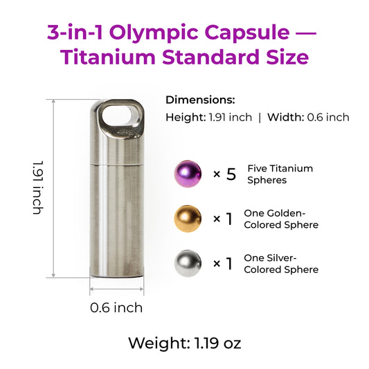 3-in-1 Olympic Capsule Titanium