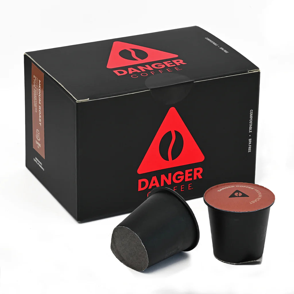 Danger Coffee Compostable Pods